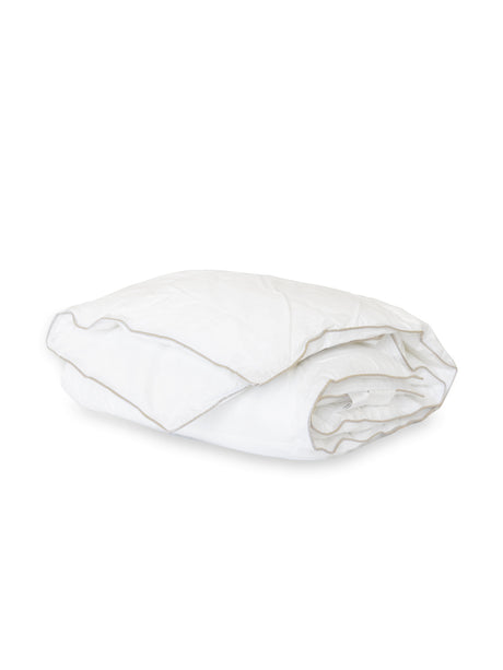 Couette bébé en microgel blanche pour bassinette, douce et hypoallergénique