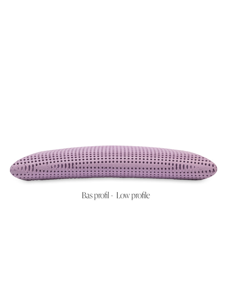 Oreiller mémoire de forme violet Therapia en mousse viscoélastique respirante