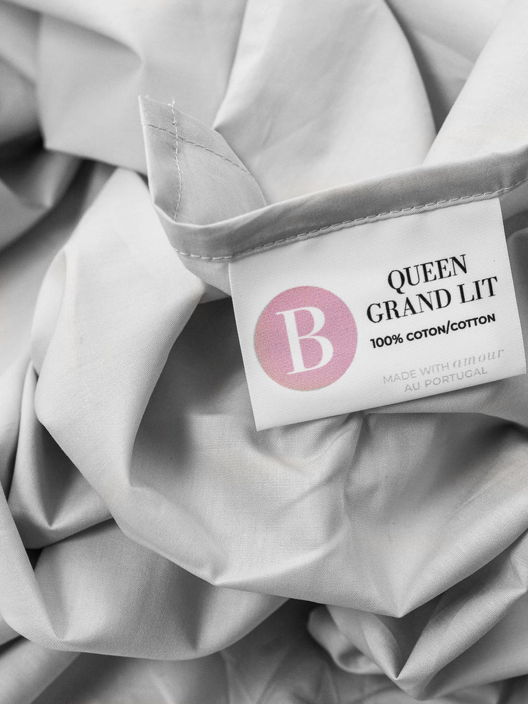 Set de draps Sara en coton percale - Dolce & Bianca 