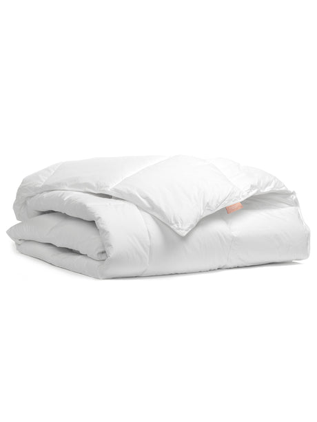 Couette en microgel blanche, douce, lavable et hypoallergénique