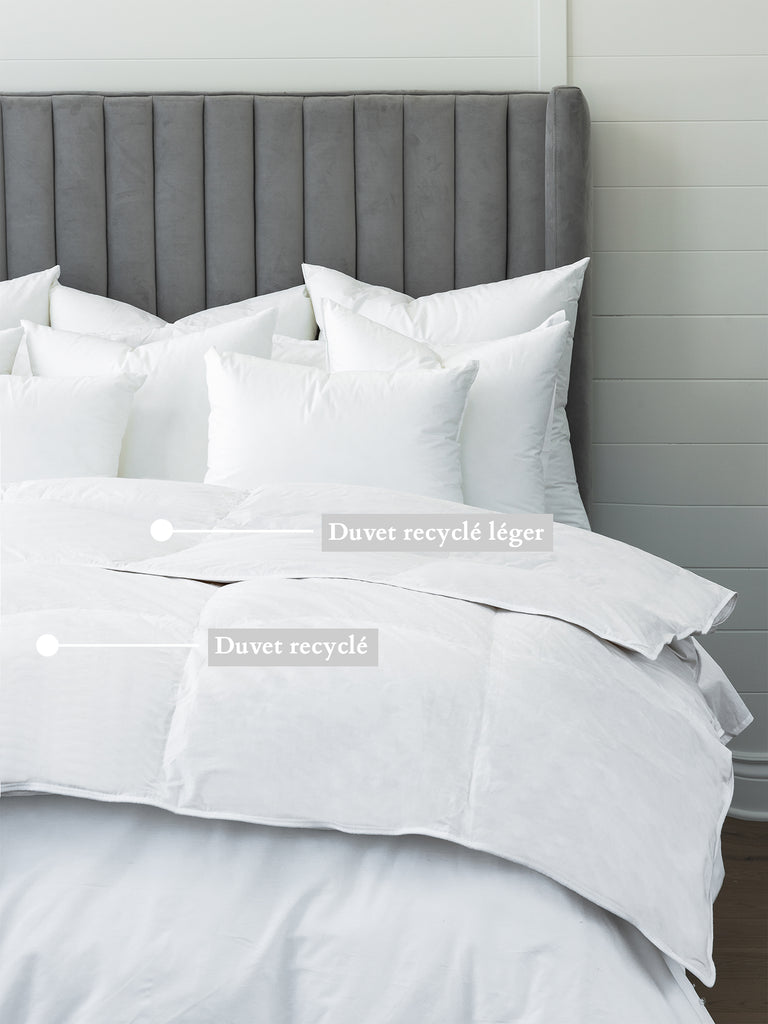 Couette en Duvet Recyclé léger - été - Dolce & Bianca 