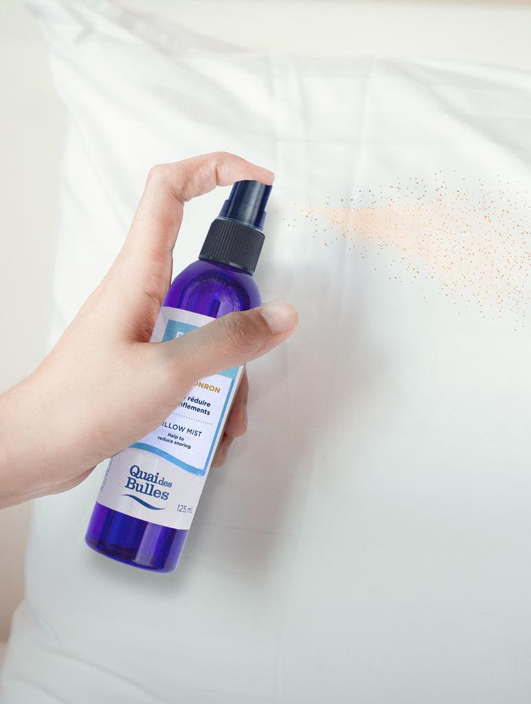 Brume d'oreiller anti-ronflement au pin et bergamote - Dolce & Bianca 