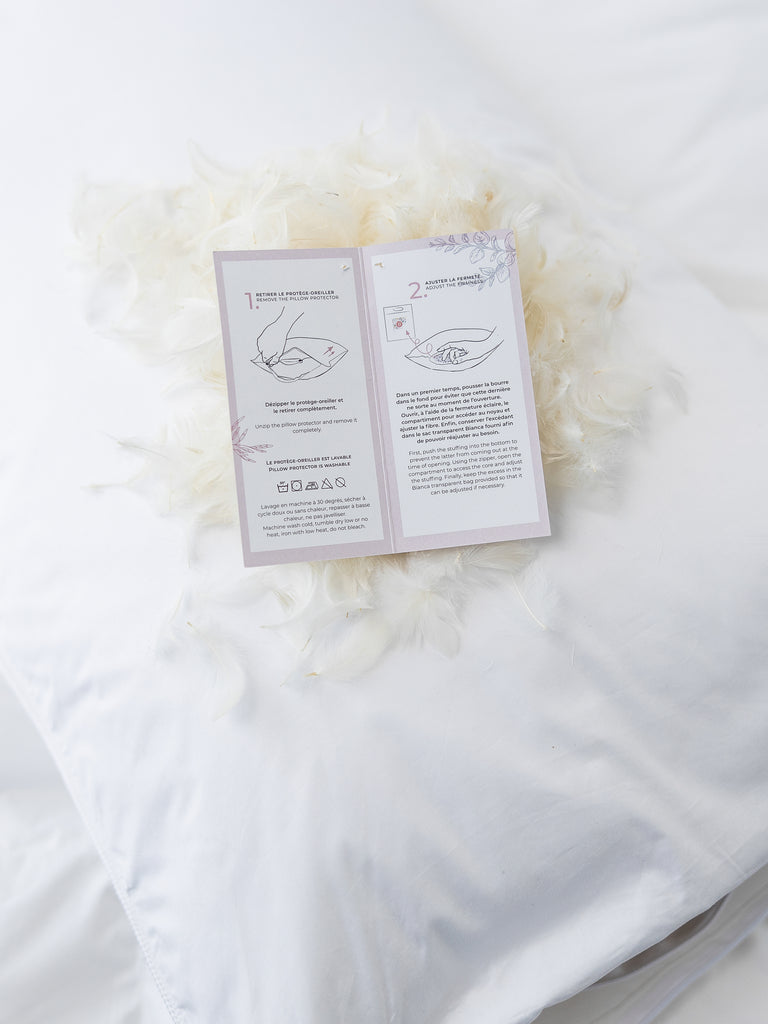 Oreiller Bia naturel - Dolce & Bianca 