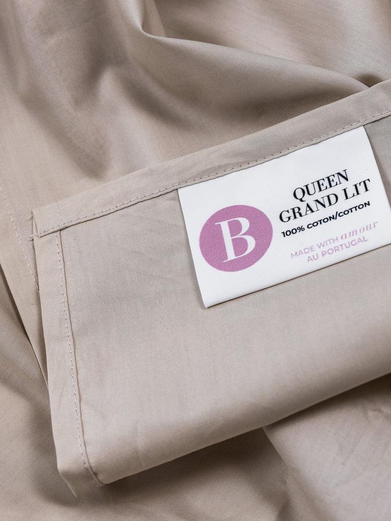 Set de draps Sara en coton percale pour lit électrique - Dolce & Bianca 